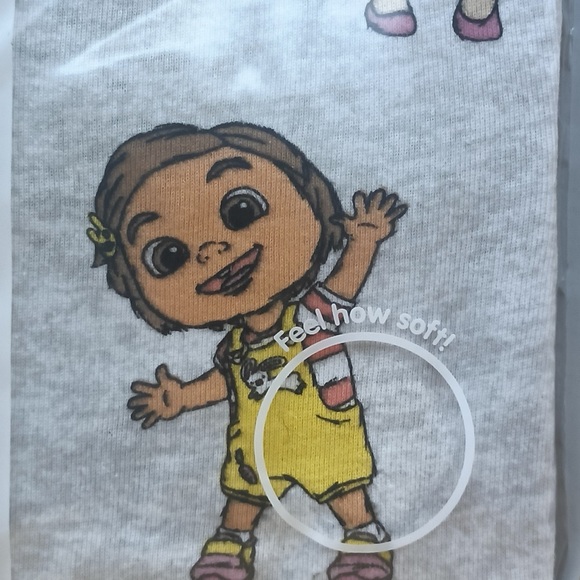 CoComelon Gray 2-Piece Pajama Set for Kids - Picture 4 of 4